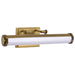 SATCO/NUVO Cora 18 Inch LED Vanity 15W 1200Lm CCT Selectable 3000K/4000K/5000K 90 CRI 120V Vintage Brass Finish Acrylic Lens (62-2367)