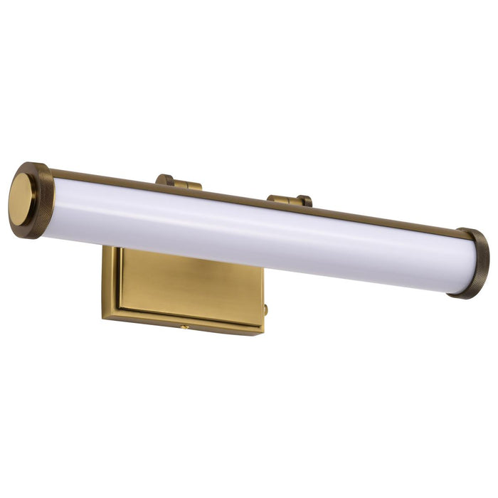 SATCO/NUVO Cora 18 Inch LED Vanity 15W 1200Lm CCT Selectable 3000K/4000K/5000K 90 CRI 120V Vintage Brass Finish Acrylic Lens (62-2367)