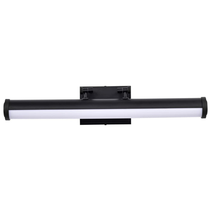 SATCO/NUVO Cora 24 Inch LED Vanity 20W 1600Lm CCT Selectable 3000K/4000K/5000K 90 CRI 120V Black Finish Acrylic Lens (62-2370)