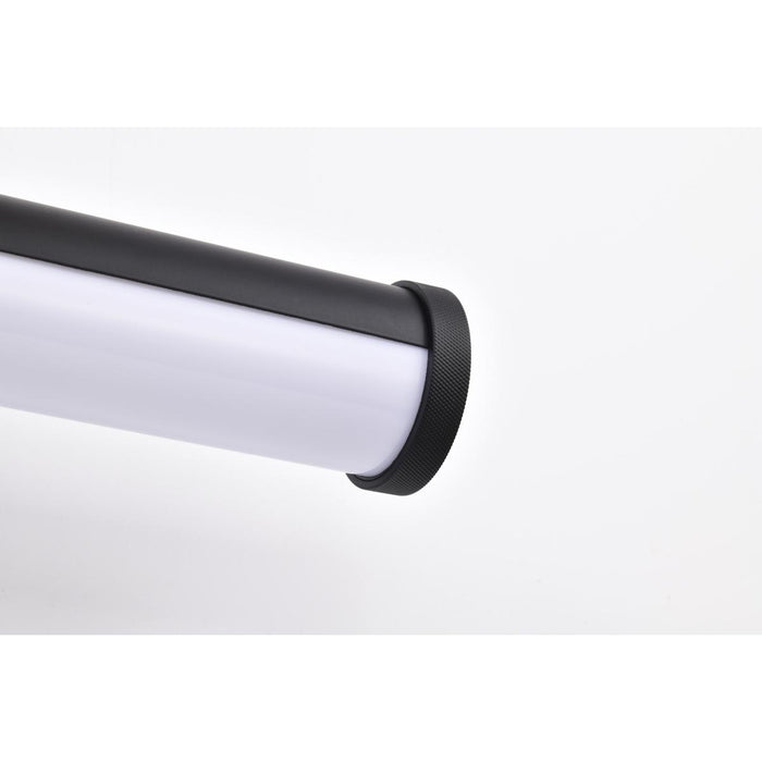 SATCO/NUVO Cora 24 Inch LED Vanity 20W 1600Lm CCT Selectable 3000K/4000K/5000K 90 CRI 120V Black Finish Acrylic Lens (62-2370)