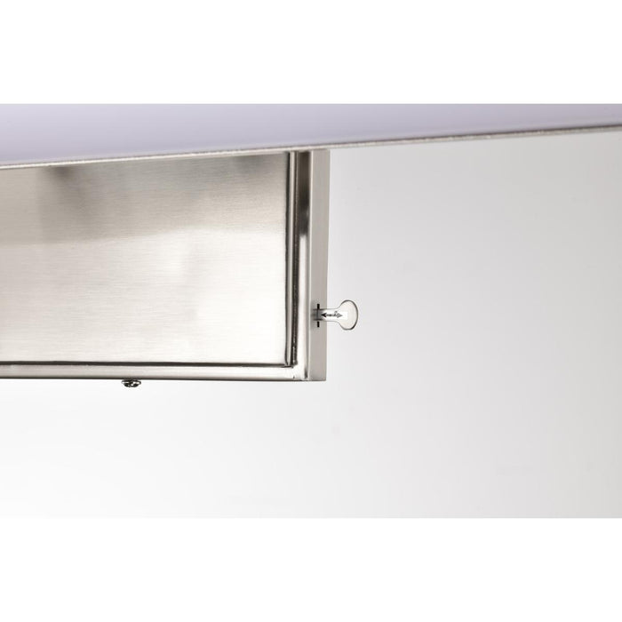 SATCO/NUVO Cora 24 Inch LED Vanity 20W 1600Lm CCT Selectable 3000K/4000K/5000K 90 CRI 120V Brushed Nickel Acrylic Lens (62-2371)