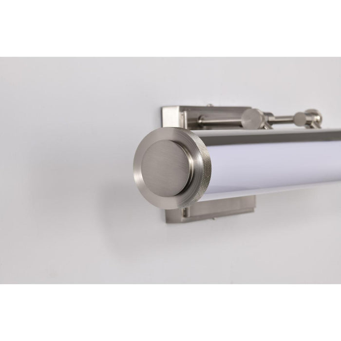 SATCO/NUVO Cora 24 Inch LED Vanity 20W 1600Lm CCT Selectable 3000K/4000K/5000K 90 CRI 120V Brushed Nickel Acrylic Lens (62-2371)