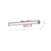 SATCO/NUVO Cora 24 Inch LED Vanity 20W 1600Lm CCT Selectable 3000K/4000K/5000K 90 CRI 120V Brushed Nickel Acrylic Lens (62-2371)