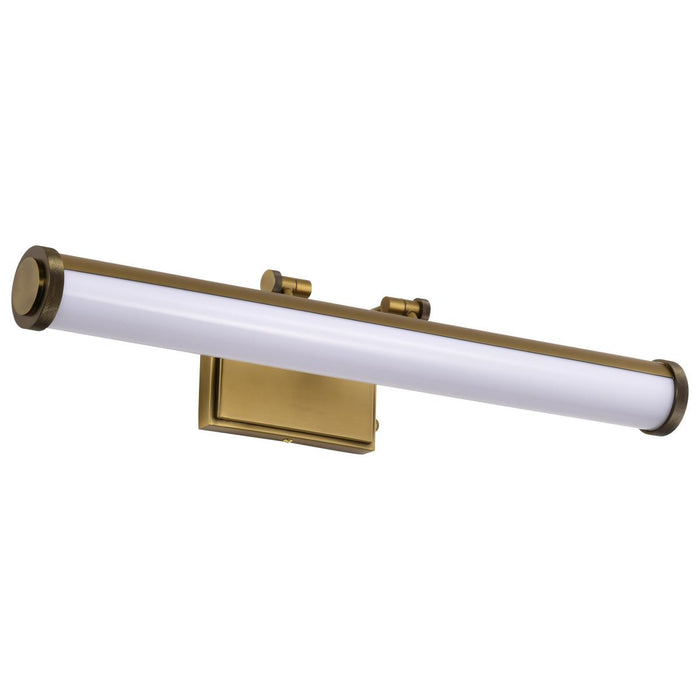 SATCO/NUVO Cora 24 Inch LED Vanity 20W 1600Lm CCT Selectable 3000K/4000K/5000K 90 CRI 120V Vintage Brass Finish Acrylic Lens (62-2372)