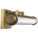 SATCO/NUVO Cora 24 Inch LED Vanity 20W 1600Lm CCT Selectable 3000K/4000K/5000K 90 CRI 120V Vintage Brass Finish Acrylic Lens (62-2372)
