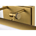 SATCO/NUVO Cora 24 Inch LED Vanity 20W 1600Lm CCT Selectable 3000K/4000K/5000K 90 CRI 120V Vintage Brass Finish Acrylic Lens (62-2372)