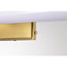 SATCO/NUVO Cora 24 Inch LED Vanity 20W 1600Lm CCT Selectable 3000K/4000K/5000K 90 CRI 120V Vintage Brass Finish Acrylic Lens (62-2372)