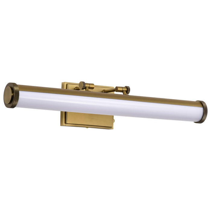SATCO/NUVO Cora 24 Inch LED Vanity 20W 1600Lm CCT Selectable 3000K/4000K/5000K 90 CRI 120V Vintage Brass Finish Acrylic Lens (62-2372)