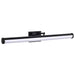 SATCO/NUVO Cora 36 Inch LED Vanity 35W 2800Lm CCT Selectable 3000K/4000K/5000K 90 CRI 120V Black Finish Acrylic Lens (62-2375)