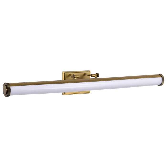 SATCO/NUVO Cora 36 Inch LED Vanity 35W 2800Lm CCT Selectable 3000K/4000K/5000K 90 CRI 120V Vintage Brass Finish Acrylic Lens (62-2377)