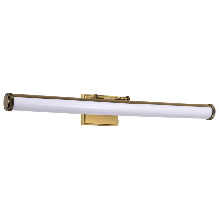 SATCO/NUVO Cora 36 Inch LED Vanity 35W 2800Lm CCT Selectable 3000K/4000K/5000K 90 CRI 120V Vintage Brass Finish Acrylic Lens (62-2377)