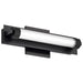 SATCO/NUVO Larissa 14 Inch LED Vanity 9W 576Lm 3000K 90 CRI 120-277V Black Finish Opaque Glass (62-2380)