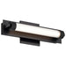 SATCO/NUVO Larissa 14 Inch LED Vanity 9W 576Lm 3000K 90 CRI 120-277V Black Finish Opaque Glass (62-2380)