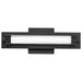 SATCO/NUVO Larissa 14 Inch LED Vanity 9W 576Lm 3000K 90 CRI 120-277V Black Finish Opaque Glass (62-2380)