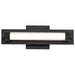 SATCO/NUVO Larissa 14 Inch LED Vanity 9W 576Lm 3000K 90 CRI 120-277V Black Finish Opaque Glass (62-2380)