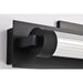 SATCO/NUVO Larissa 14 Inch LED Vanity 9W 576Lm 3000K 90 CRI 120-277V Black Finish Opaque Glass (62-2380)
