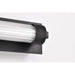 SATCO/NUVO Larissa 14 Inch LED Vanity 9W 576Lm 3000K 90 CRI 120-277V Black Finish Opaque Glass (62-2380)