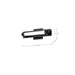 SATCO/NUVO Larissa 14 Inch LED Vanity 9W 576Lm 3000K 90 CRI 120-277V Black Finish Opaque Glass (62-2380)