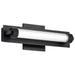 SATCO/NUVO Larissa 14 Inch LED Vanity 9W 576Lm 3000K 90 CRI 120-277V Black Finish Opaque Glass (62-2380)