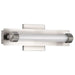 SATCO/NUVO Larissa 14 Inch LED Vanity 9W 576Lm 3000K 90 CRI 120-277V Brushed Nickel Finish Opaque Glass (62-2381)