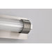 SATCO/NUVO Larissa 14 Inch LED Vanity 9W 576Lm 3000K 90 CRI 120-277V Brushed Nickel Finish Opaque Glass (62-2381)