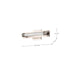 SATCO/NUVO Larissa 14 Inch LED Vanity 9W 576Lm 3000K 90 CRI 120-277V Brushed Nickel Finish Opaque Glass (62-2381)