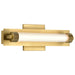 SATCO/NUVO Larissa 14 Inch LED Vanity 9W 576Lm 3000K 90 CRI 120-277V Vintage Brass Finish Opaque Glass (62-2382)