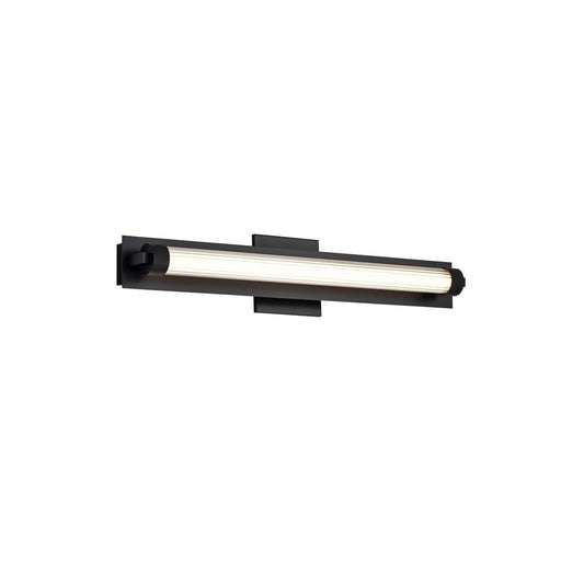SATCO/NUVO Larissa 24 Inch LED Vanity 13W 810Lm 3000K 90 CRI 120-277V Black Finish Opaque Glass (62-2385)