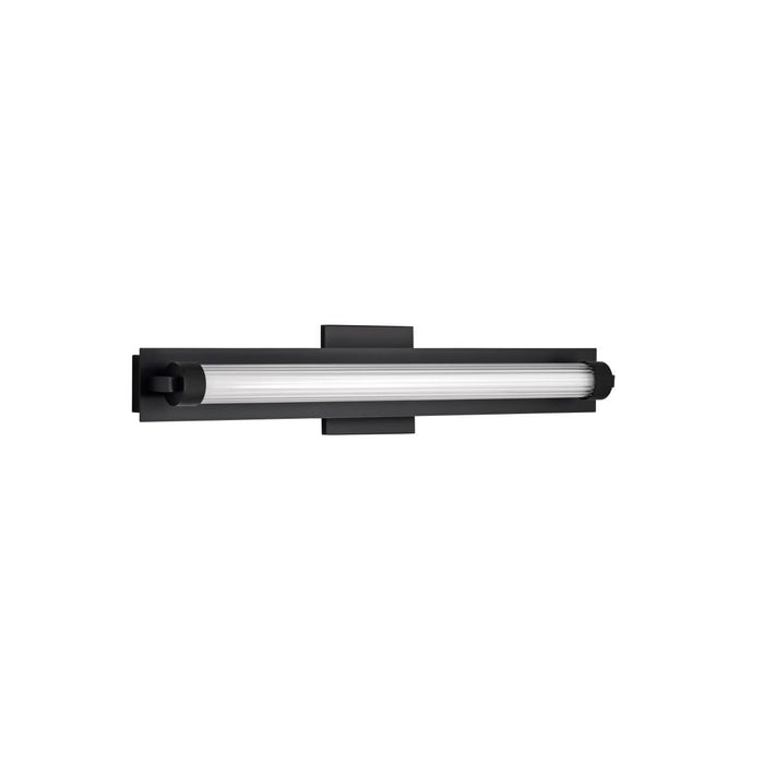 SATCO/NUVO Larissa 24 Inch LED Vanity 13W 810Lm 3000K 90 CRI 120-277V Black Finish Opaque Glass (62-2385)