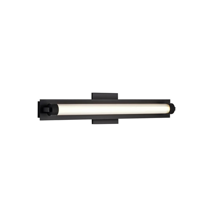 SATCO/NUVO Larissa 24 Inch LED Vanity 13W 810Lm 3000K 90 CRI 120-277V Black Finish Opaque Glass (62-2385)