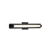 SATCO/NUVO Larissa 24 Inch LED Vanity 13W 810Lm 3000K 90 CRI 120-277V Black Finish Opaque Glass (62-2385)