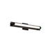 SATCO/NUVO Larissa 24 Inch LED Vanity 13W 810Lm 3000K 90 CRI 120-277V Black Finish Opaque Glass (62-2385)