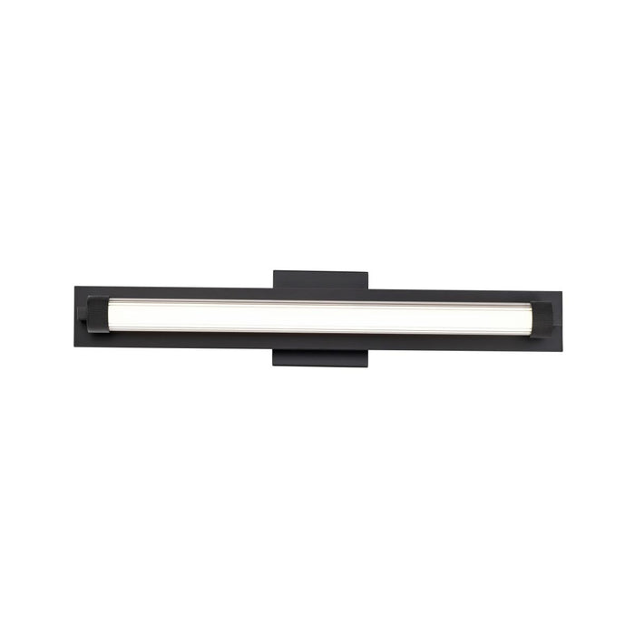 SATCO/NUVO Larissa 24 Inch LED Vanity 13W 810Lm 3000K 90 CRI 120-277V Black Finish Opaque Glass (62-2385)