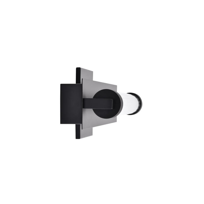 SATCO/NUVO Larissa 24 Inch LED Vanity 13W 810Lm 3000K 90 CRI 120-277V Black Finish Opaque Glass (62-2385)