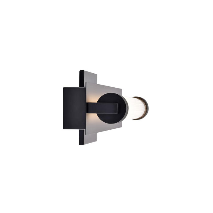 SATCO/NUVO Larissa 24 Inch LED Vanity 13W 810Lm 3000K 90 CRI 120-277V Black Finish Opaque Glass (62-2385)