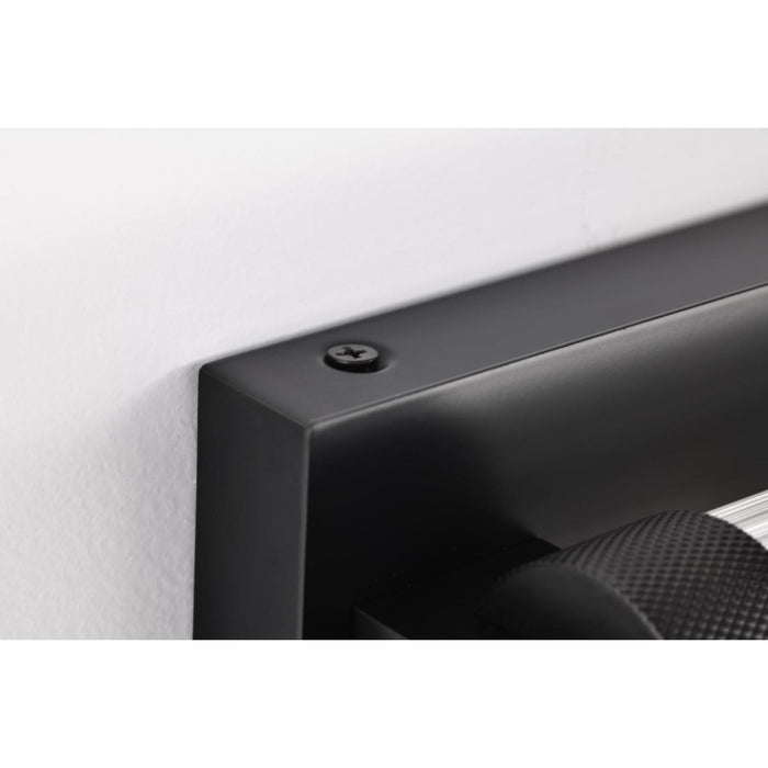 SATCO/NUVO Larissa 24 Inch LED Vanity 13W 810Lm 3000K 90 CRI 120-277V Black Finish Opaque Glass (62-2385)