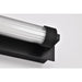 SATCO/NUVO Larissa 24 Inch LED Vanity 13W 810Lm 3000K 90 CRI 120-277V Black Finish Opaque Glass (62-2385)