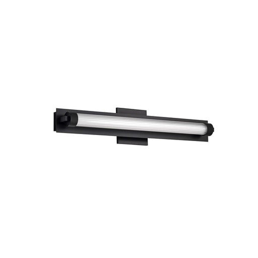 SATCO/NUVO Larissa 24 Inch LED Vanity 13W 810Lm 3000K 90 CRI 120-277V Black Finish Opaque Glass (62-2385)