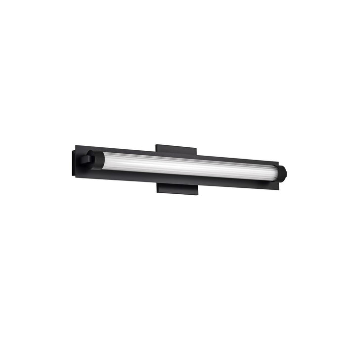 SATCO/NUVO Larissa 24 Inch LED Vanity 13W 810Lm 3000K 90 CRI 120-277V Black Finish Opaque Glass (62-2385)