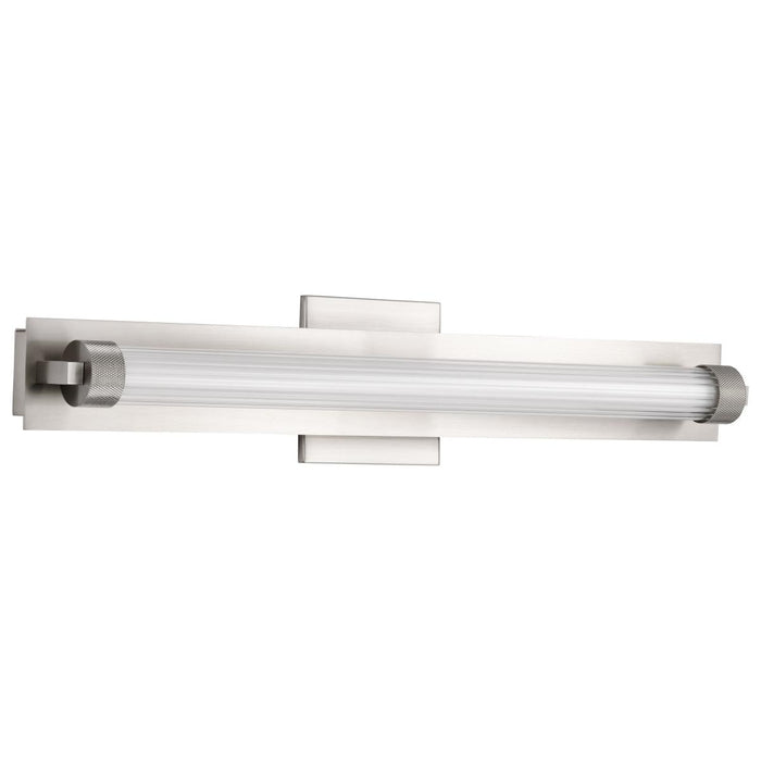 SATCO/NUVO Larissa 24 Inch LED Vanity 13W 810Lm 3000K 90 CRI 120-277V Brushed Nickel Finish Opaque Glass (62-2386)