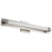 SATCO/NUVO Larissa 24 Inch LED Vanity 13W 810Lm 3000K 90 CRI 120-277V Brushed Nickel Finish Opaque Glass (62-2386)