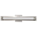 SATCO/NUVO Larissa 24 Inch LED Vanity 13W 810Lm 3000K 90 CRI 120-277V Brushed Nickel Finish Opaque Glass (62-2386)