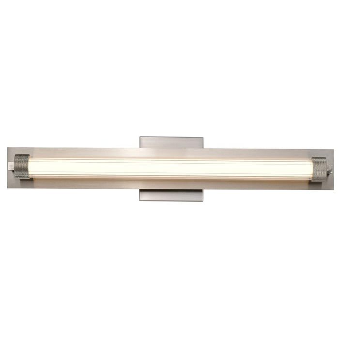 SATCO/NUVO Larissa 24 Inch LED Vanity 13W 810Lm 3000K 90 CRI 120-277V Brushed Nickel Finish Opaque Glass (62-2386)