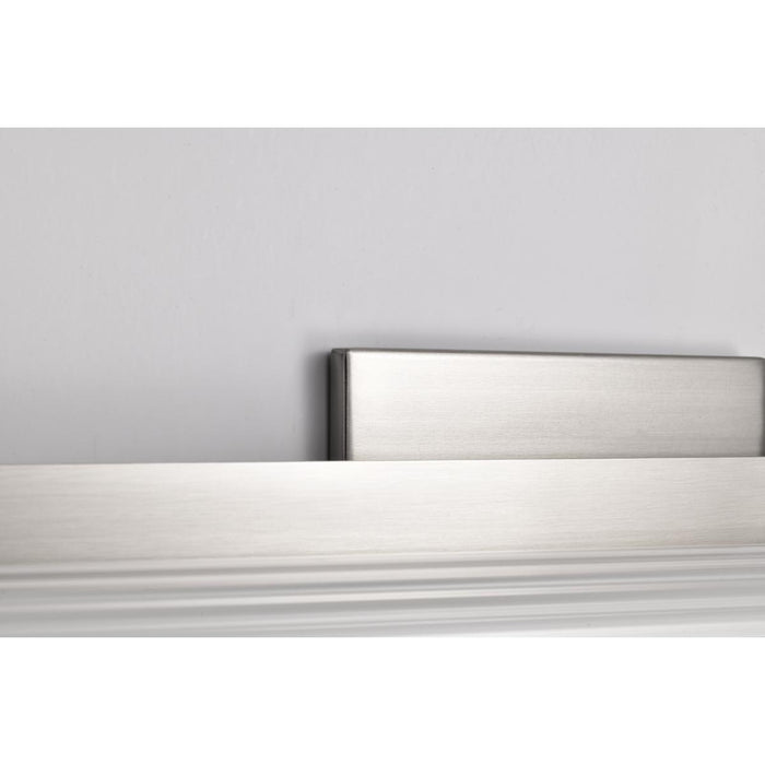 SATCO/NUVO Larissa 24 Inch LED Vanity 13W 810Lm 3000K 90 CRI 120-277V Brushed Nickel Finish Opaque Glass (62-2386)
