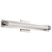 SATCO/NUVO Larissa 24 Inch LED Vanity 13W 810Lm 3000K 90 CRI 120-277V Brushed Nickel Finish Opaque Glass (62-2386)