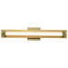 SATCO/NUVO Larissa 24 Inch LED Vanity 13W 810Lm 3000K 90 CRI 120-277V Vintage Brass Finish Opaque Glass (62-2387)