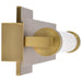 SATCO/NUVO Larissa 24 Inch LED Vanity 13W 810Lm 3000K 90 CRI 120-277V Vintage Brass Finish Opaque Glass (62-2387)