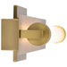 SATCO/NUVO Larissa 24 Inch LED Vanity 13W 810Lm 3000K 90 CRI 120-277V Vintage Brass Finish Opaque Glass (62-2387)