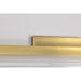 SATCO/NUVO Larissa 24 Inch LED Vanity 13W 810Lm 3000K 90 CRI 120-277V Vintage Brass Finish Opaque Glass (62-2387)