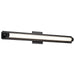 SATCO/NUVO Larissa 32 Inch LED Vanity 19W 1170Lm 3000K 90 CRI 120-277V Black Finish Opaque Glass (62-2390)